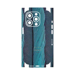 MAHOOT Turquoise feathers-FullSkin Cover Sticker for Apple iPhone 14 Pro