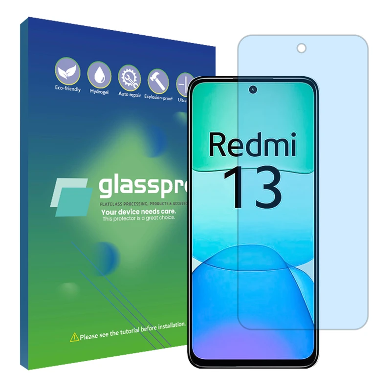 محافظ صفحه نمایش آنتی بلو گلس پرو مدل Resistant‌ مناسب برای گوشی موبایل شیائومی Redmi 13