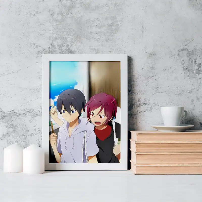 تابلو خندالو مدل رین و هاراکو انیمه فری کد 15611