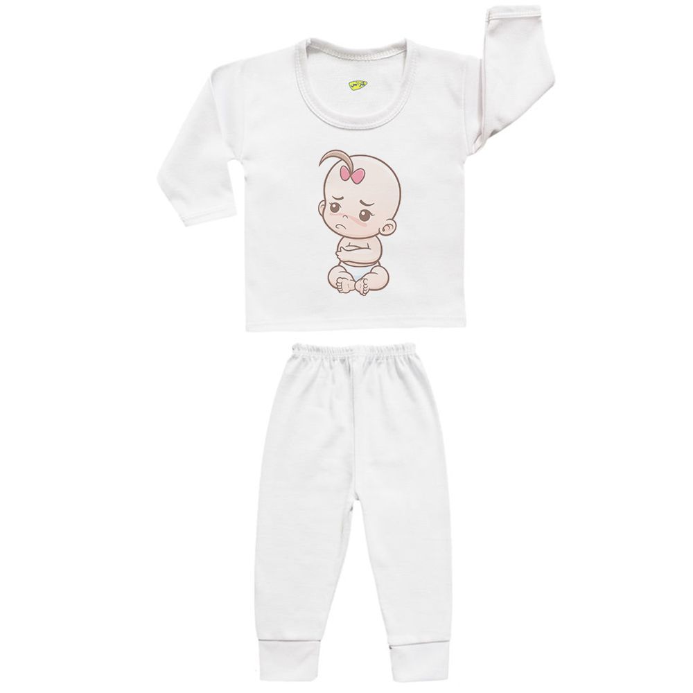 ست تی شرت و شلوار نوزادی کارانس مدل SBS-3086