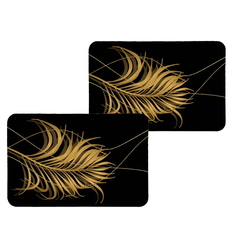 زیربشقابی طرح برگ کد 9004 بسته 2 عددی 