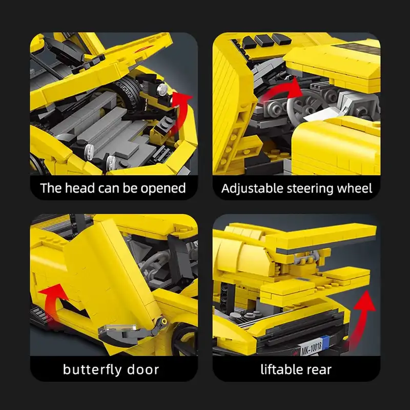 ساختنی مولدکینگ 10018 ماشین اسپرت Koenigsegg