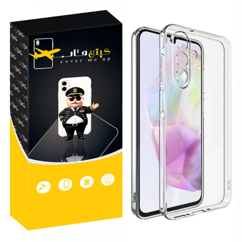 کاور کپتن قاب مدل Crystal مناسب برای گوشی موبایل سامسونگ Galaxy A56