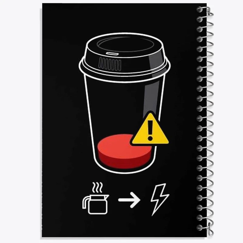 دفتر مشق 50 برگ خندالو مدل کافی شاپ قهوه کد 27533