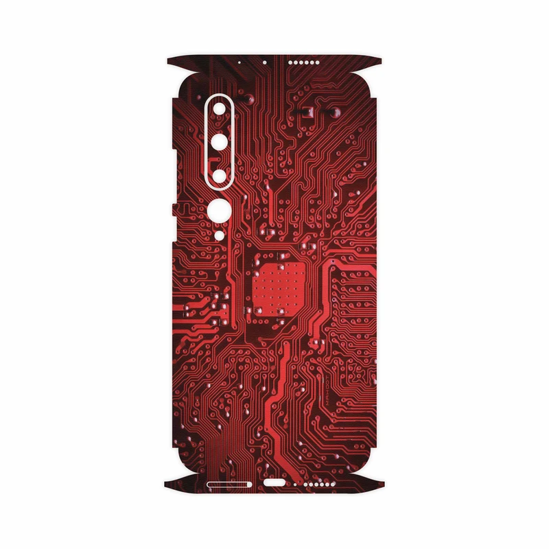 برچسب پوششی ماهوت مدل Red Printed Circuit Board-FullSkin مناسب برای گوشی موبایل شیائومی Mi 10 5G