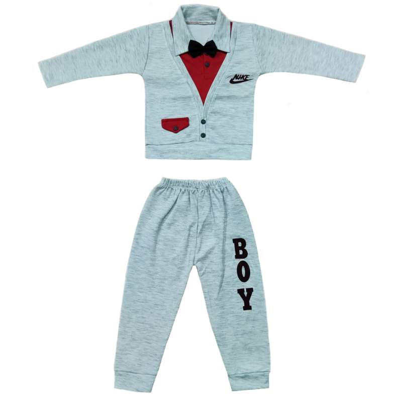 ست پولوشرت و شلوار پسرانه مدل BSTPAPION