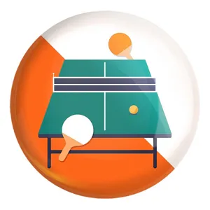 پیکسل خندالو طرح پینگ پنگ Ping Pong کد 27990 مدل بزرگ
