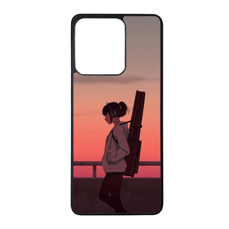 کاور گالری وبفر طرح دختر مناسب برای گوشی موبایل شیائومی redmi note 14s 4g