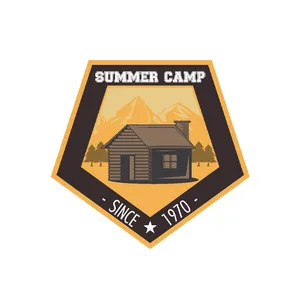 برچسب بدنه خودرو رایسان طرح camping کد st081