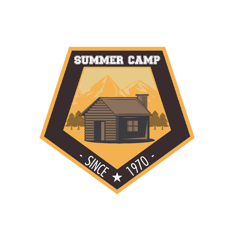 برچسب بدنه خودرو رایسان طرح camping کد st081