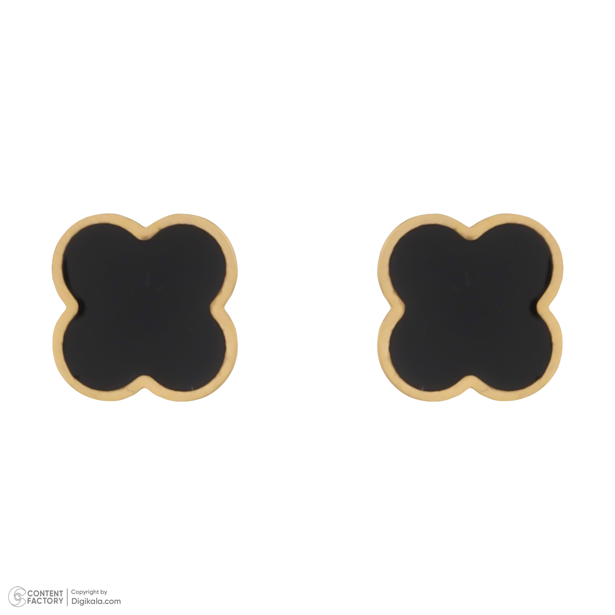 گوشواره طلا 18 عیار زنانه تاج مدل G542