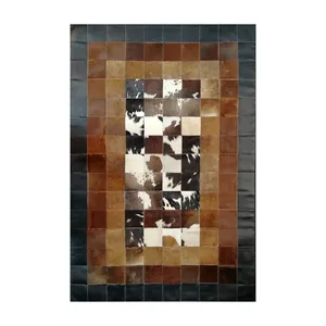 کلاژ فرش پوست و چرم کمالی مدل AD-0199