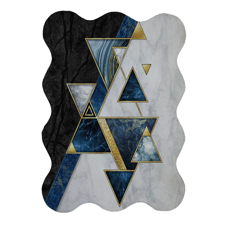 پادری مدل دالبر طرح سنگ کد 8604 سایز 80x110 سانتی متر