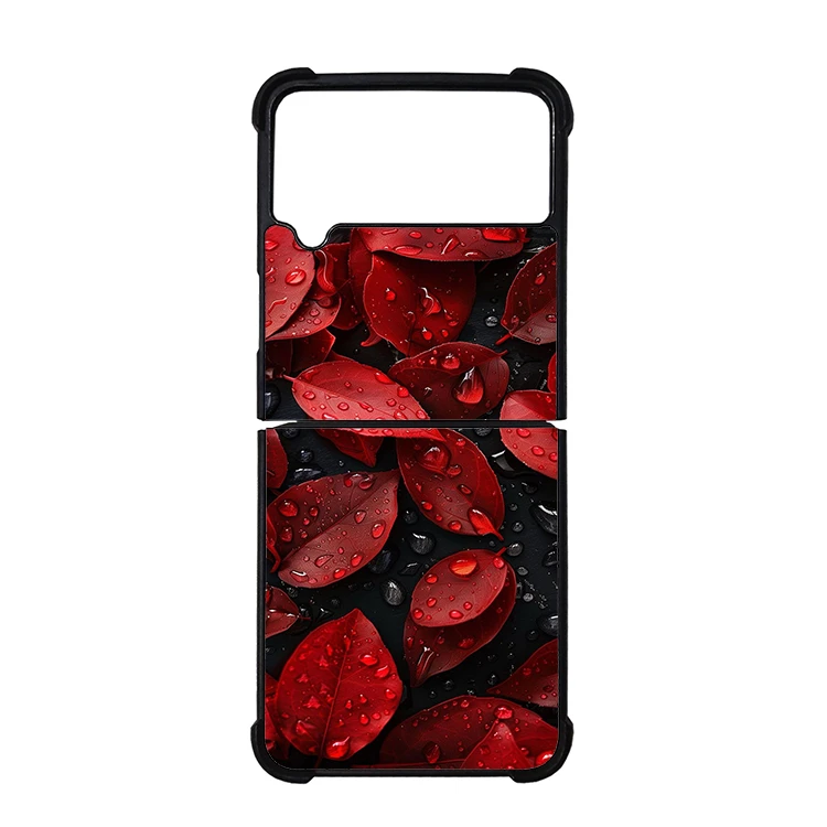 کاور گالری وبفر طرح برگ مناسب برای گوشی موبایل سامسونگ Galaxy Z Flip4