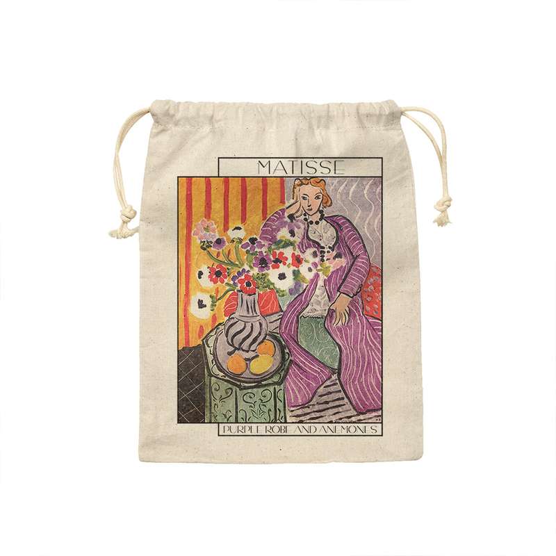 کیسه نان و سبزی ترمه طراحان ایده مدل عبای بنفش و شقایق از ماتیس کد art0644 - S کیسه نان و سبزی ترمه طراحان ایده مدل عبای بنفش و شقایق از ماتیس کد art0644 - S
