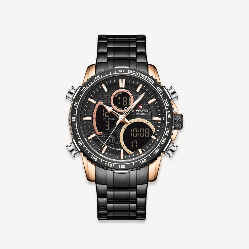 ساعت مچی عقربه‌ای مردانه نیوی فورس مدل 9182BK