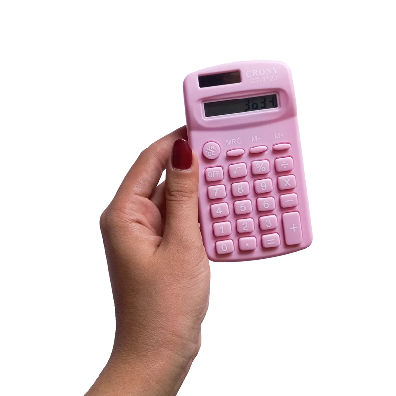 عکس شماره 4 : ماشین حساب کرونی مدل ct-312j طرح فانتزی کد 312