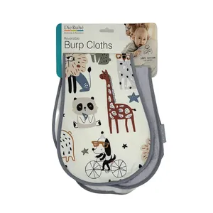 آروغ‌گیر نوزاد دی روحه مدل باغ وحش شاد بسته 2 عددی