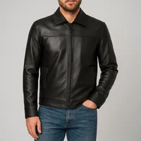 کت چرم مردانه مدل 1628