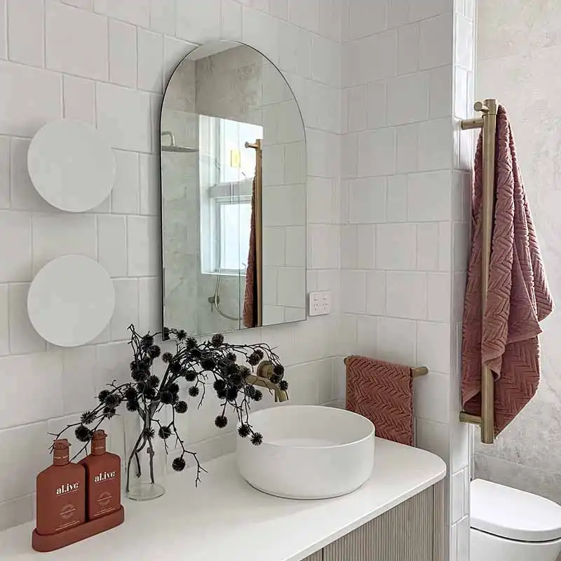 آینه سرویس بهداشتی الف طرح ماندگار کد S-70-50