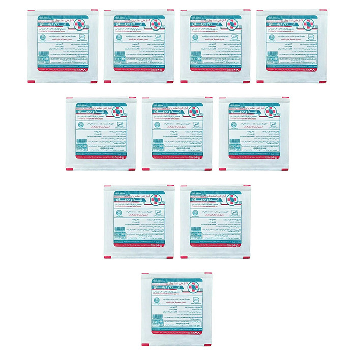 گاز استریل ابداع درمان مدل 0010 بسته 10 عددی