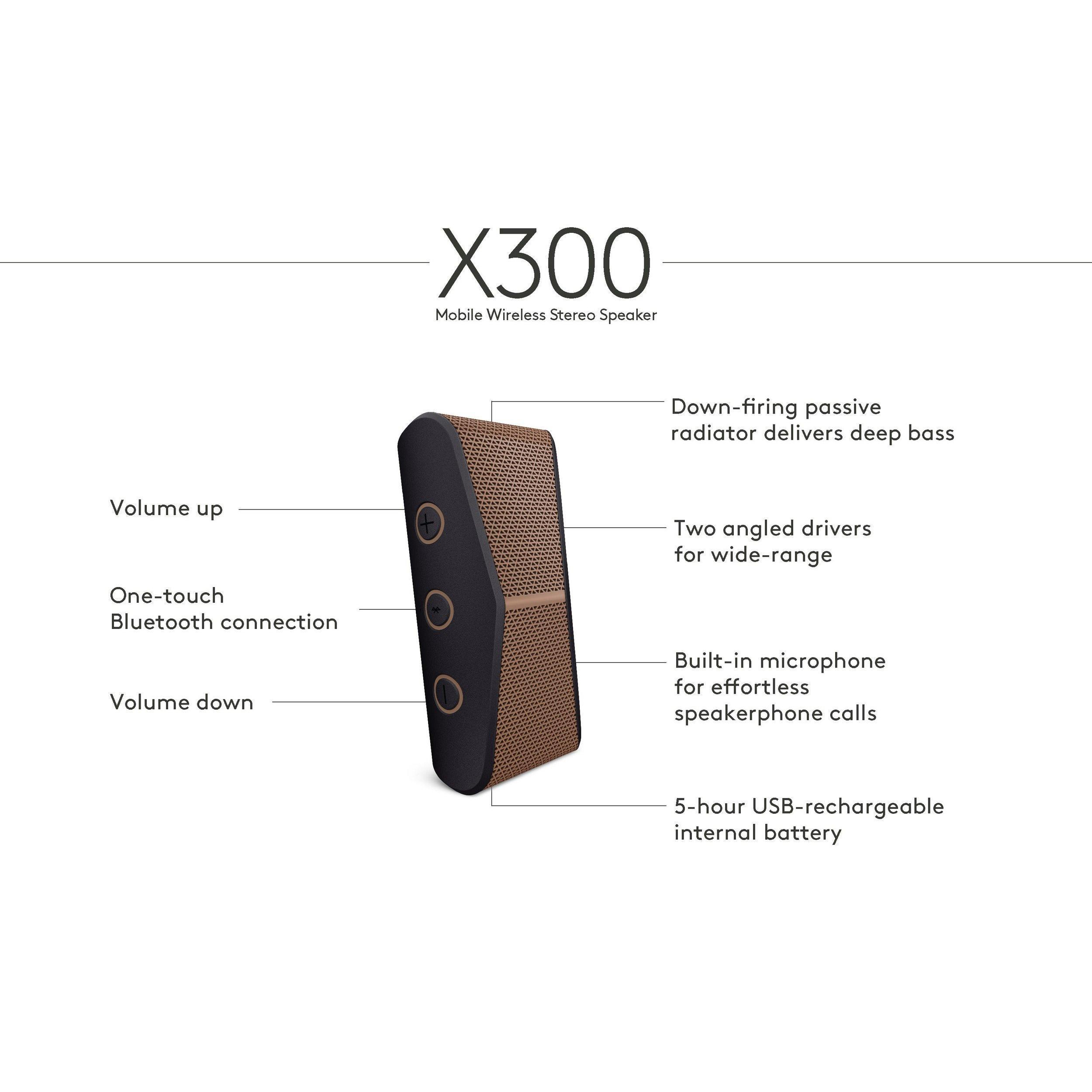 اسپیکر بلوتوثی قابل حمل لاجیتک مدل X300 Mobile Wireless Speaker