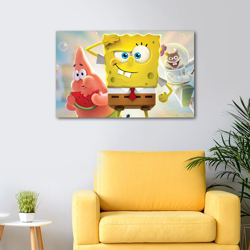 تابلو شاسی عرش مدل انیمیشن باب اسفنجی کد As1753