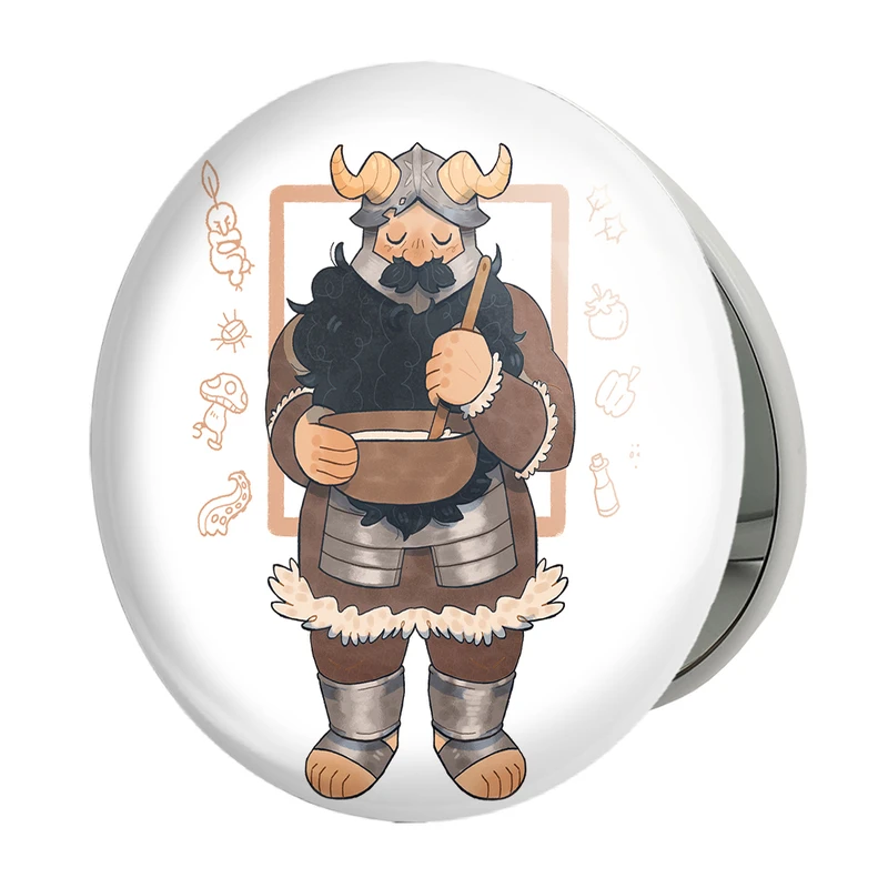 آینه جیبی خندالو طرح سنشی انیمه خوشمزه در سیاه چال مدل تاشو کد 35885