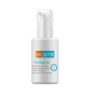 ژل کرم آبرسان صورت نو آکنه مدل Hydracne مناسب برای پوست های چرب و آکنه‌دار حجم 80 میلی‌لیتر