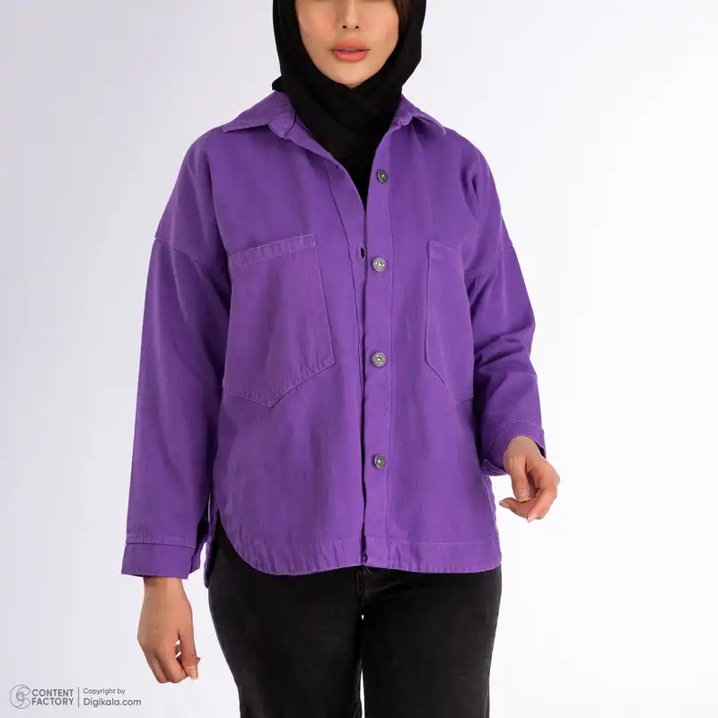 کت زنانه مون سا مدل 362 رنگ بنفش