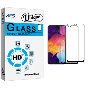 AFS Unique Glass Screen Protector For Samsung Galaxy A50 Pack Of 2