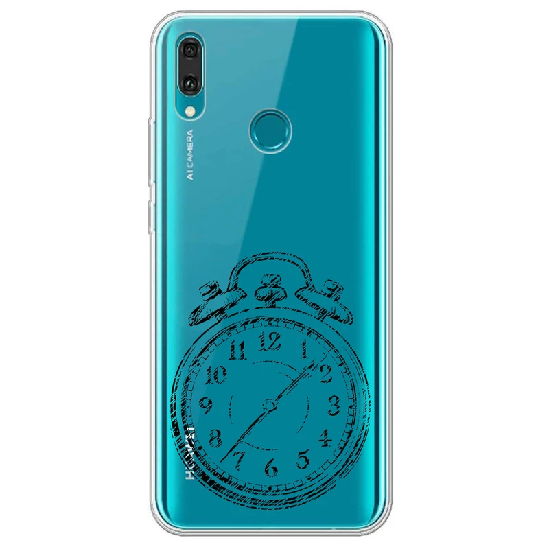 کاور مگافون طرح ساعت مدل C64-B مناسب برای گوشی موبایل هوآوی Y9 2019