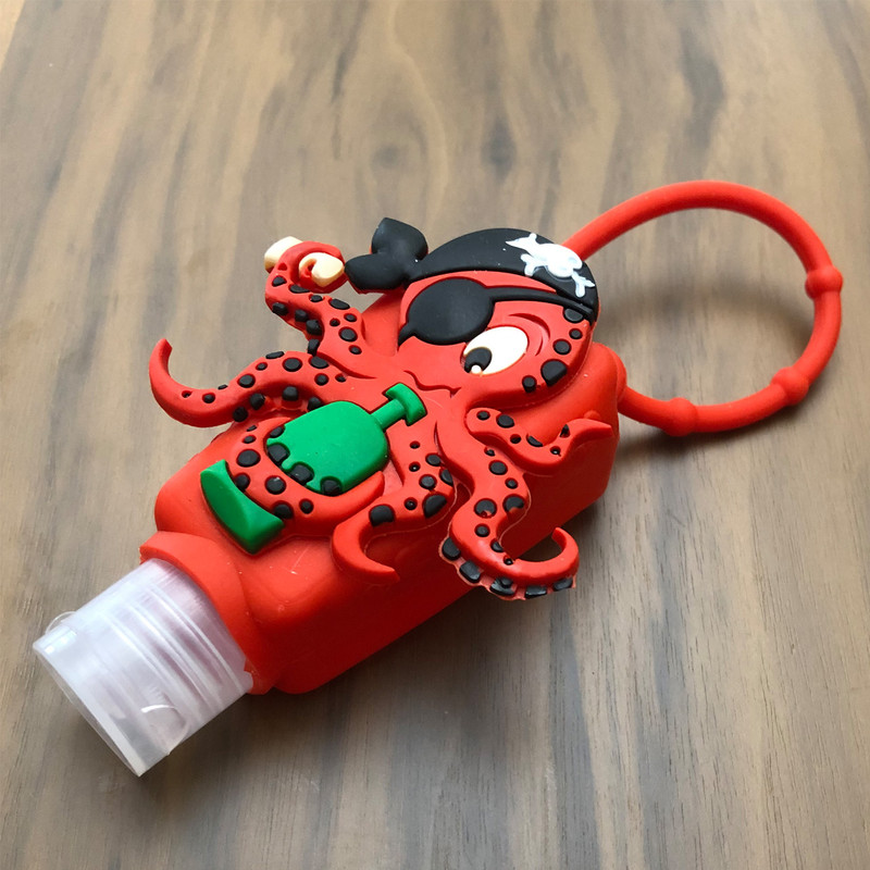 محفظه نگهداری ژل ضد عفونی کننده دست طرح هشت پا کد SH-724