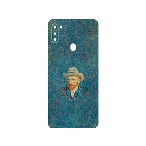 MAHOOT Self portrait with a gray felt hat Cover Sticker for Samsung Galaxy M11
