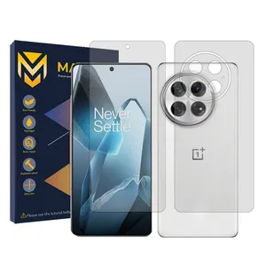 محافظ صفحه نمایش شفاف مستر مدل Resistant‌ مناسب برای گوشی موبایل وان پلاس  13 به همراه محافظ پشت گوشی