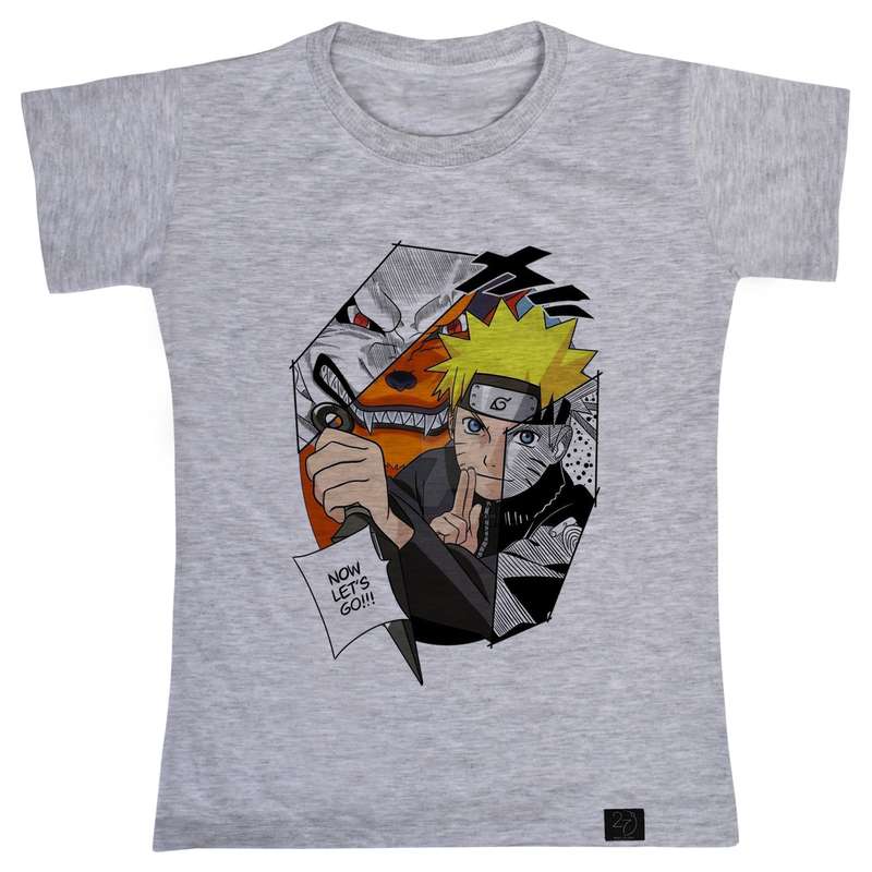 تی شرت آستین کوتاه پسرانه 27 مدل NARUTO کد WN1107