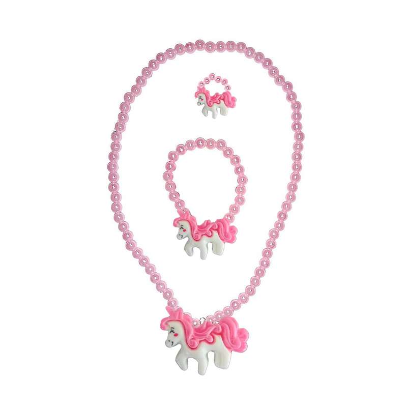 نیم ست دخترانه مدل اسب تک شاخ کد Poni-light-77 نیم ست دخترانه مدل اسب تک شاخ کد Poni-light-77