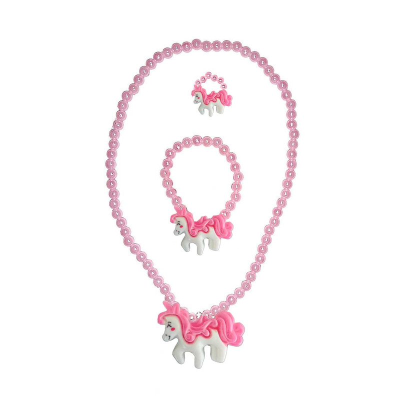 نیم ست دخترانه مدل اسب تک شاخ کد Poni-light-77 نیم ست دخترانه مدل اسب تک شاخ کد Poni-light-77