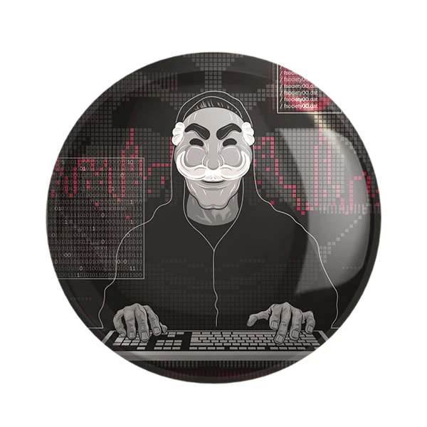 مگنت خندالو طرح سریال آقای ربات Mr.Robot کد 10232