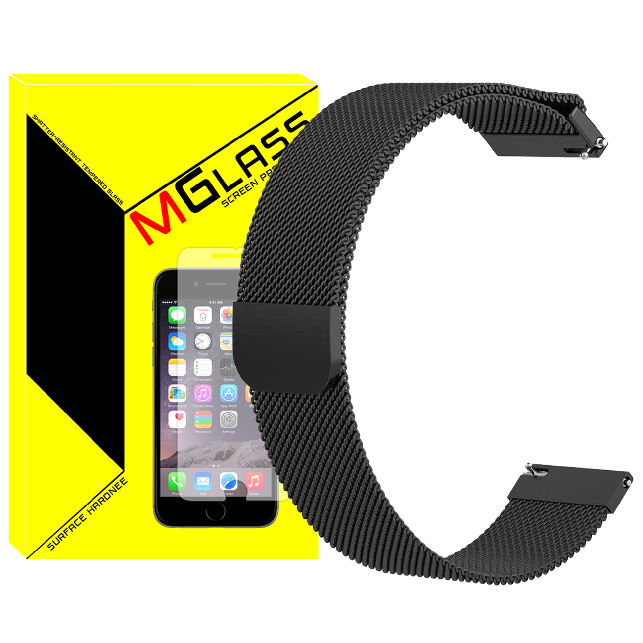 بند ام‌گلس مدل Milanese مناسب برای ساعت هوشمند سامسونگ Galaxy Watch 5 40mm / Watch 5 44mm