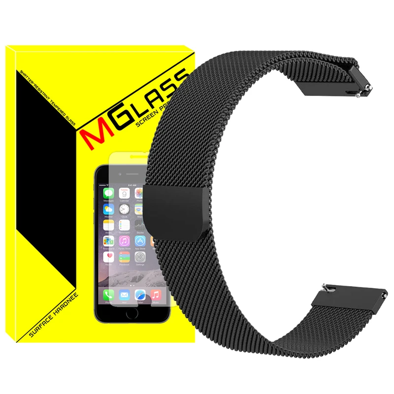 بند ام‌گلس مدل Milanese مناسب برای ساعت هوشمند سامسونگ Galaxy Watch 5 40mm / Watch 5 44mm