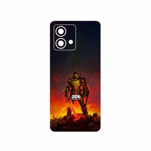 MAHOOT DOOM Game Series Cover Sticker for Motorola Moto G84