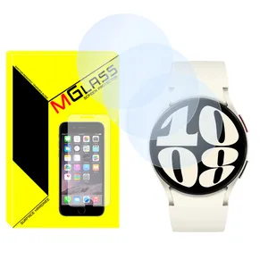 محافظ صفحه نمایش شیشه‌ای ام‌گلس مدل SH-MG مناسب برای ساعت هوشمند سامسونگ Galaxy watch 6 44mm بسته سه عددی