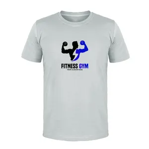 تی شرت آستین کوتاه مردانه مدل GYM کد L18 رنگ طوسی