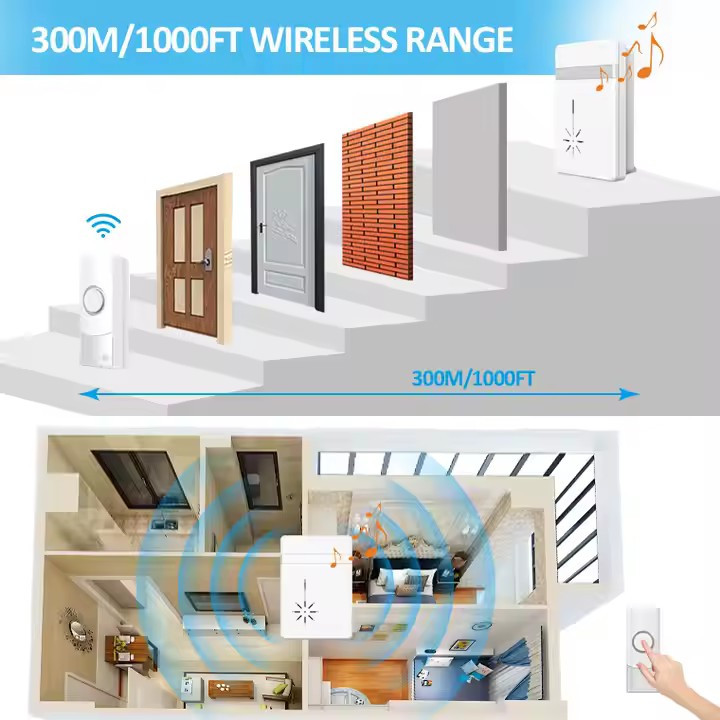 زنگ بی سیم مدل QH-866B