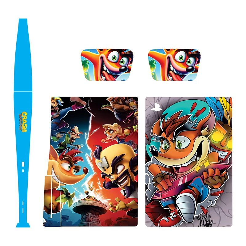 برچسب کنسول بازی پلی استیشن 5 فت مدل crash02 مناسب برای دستگاه دیسک خور