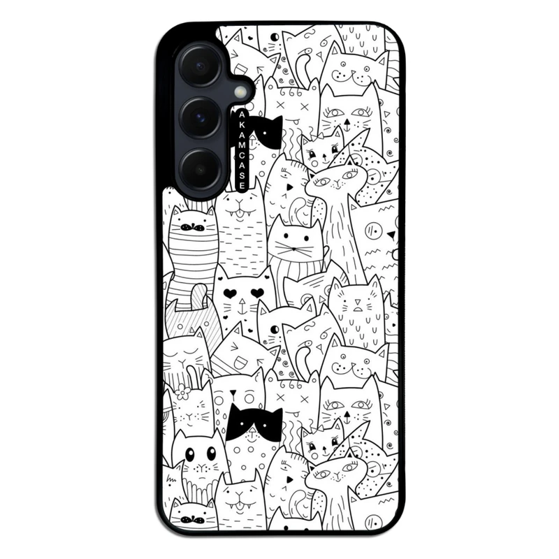 کاور آکام مدل AMC-WSGA55-CATS-19 مناسب برای گوشی موبایل سامسونگ Galaxy A55