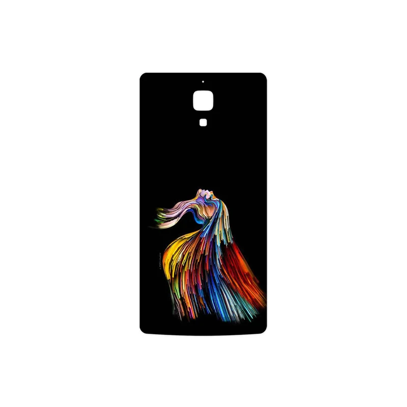 برچسب پوششی ماهوت مدل Rainbow Hair Digital Art مناسب برای گوشی موبایل شیائومی Mi 4