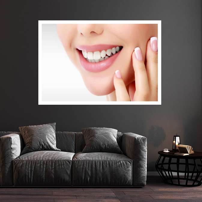 تابلو بکلیت طرح لبخند و دندانپزشکی مدل قاب شاسی W-s9488 تابلو بکلیت طرح لبخند و دندانپزشکی مدل قاب شاسی W-s9488