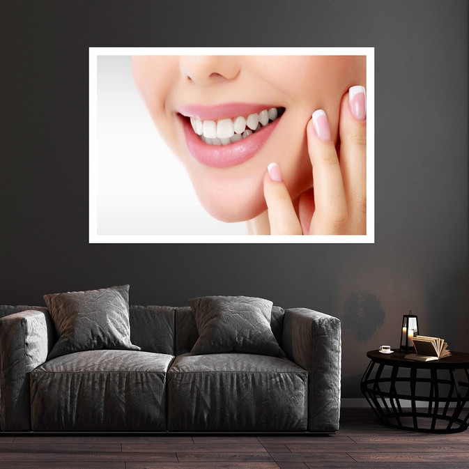 تابلو بکلیت طرح لبخند و دندانپزشکی مدل قاب شاسی W-s9488 تابلو بکلیت طرح لبخند و دندانپزشکی مدل قاب شاسی W-s9488